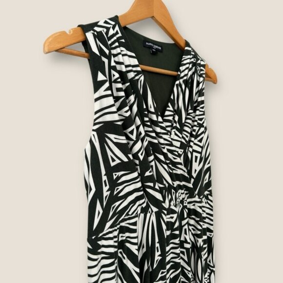 Mario Serrani Green Patterned Maxi Dress - Picture 5 of 11